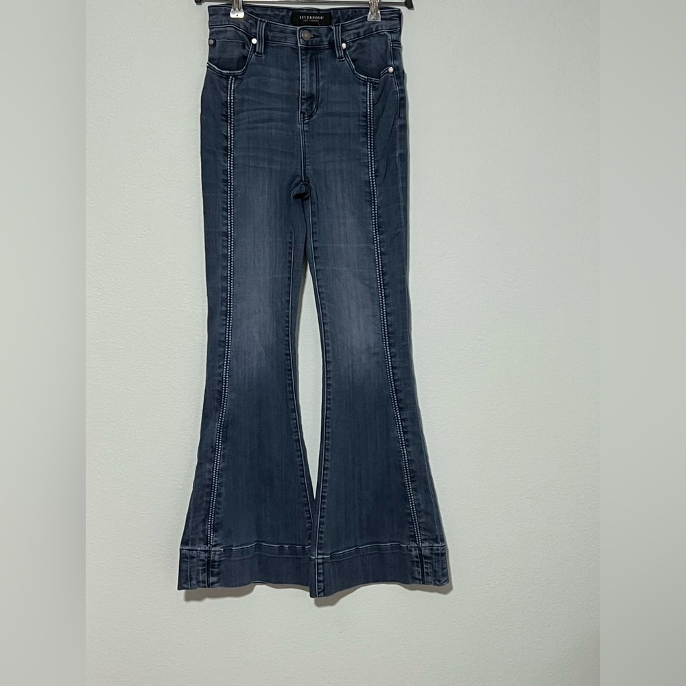 LIVERPOOL Los Angeles Rio Grande High Rise Stretch Flare Jeans - 2/26